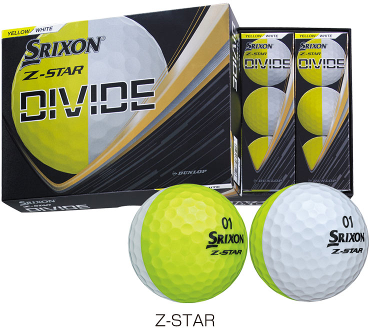 Z-STAR スリクソン XV / DIVIDE ゴルフボール 2025年モデル 限定