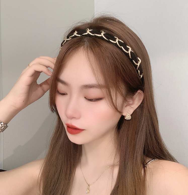 送料無料 ゴールドチェーン カチューシャ チェーンカチューシャ