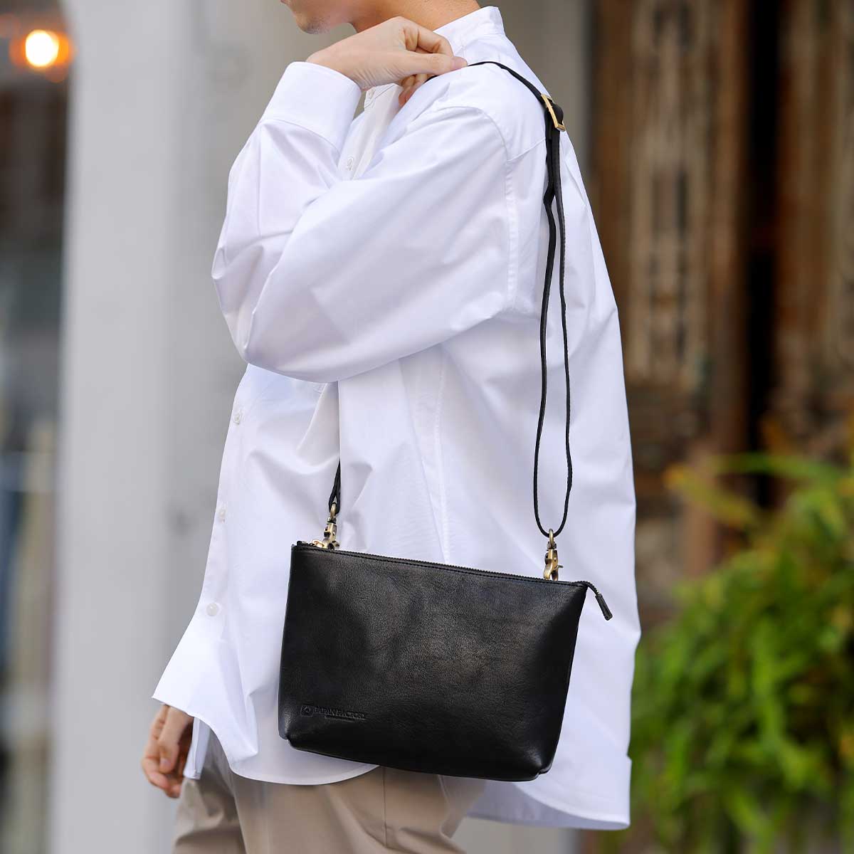 JAPAN FACTORY（ジャパンファクトリー） ショルダーバッグ 栃木レザー