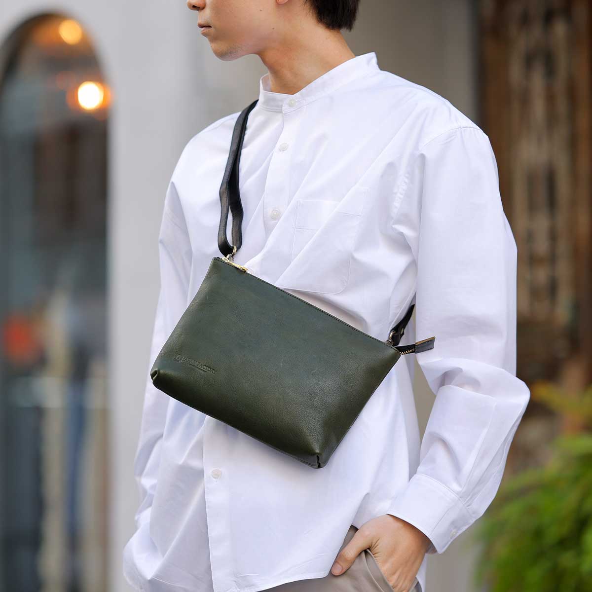 JAPAN FACTORY（ジャパンファクトリー） ショルダーバッグ 栃木レザー