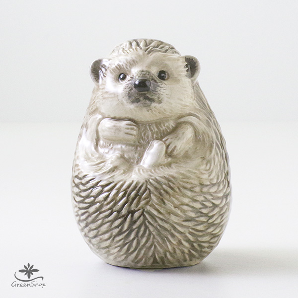 アニマルフラワーベース ハリネズミ 花瓶 一輪挿し オブジェ : 花飾る