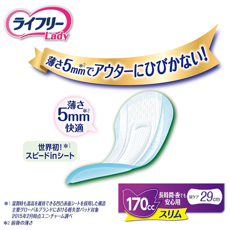 ライフリー さわやかパッド さわやかパッドスリム 長時間・夜でも安心