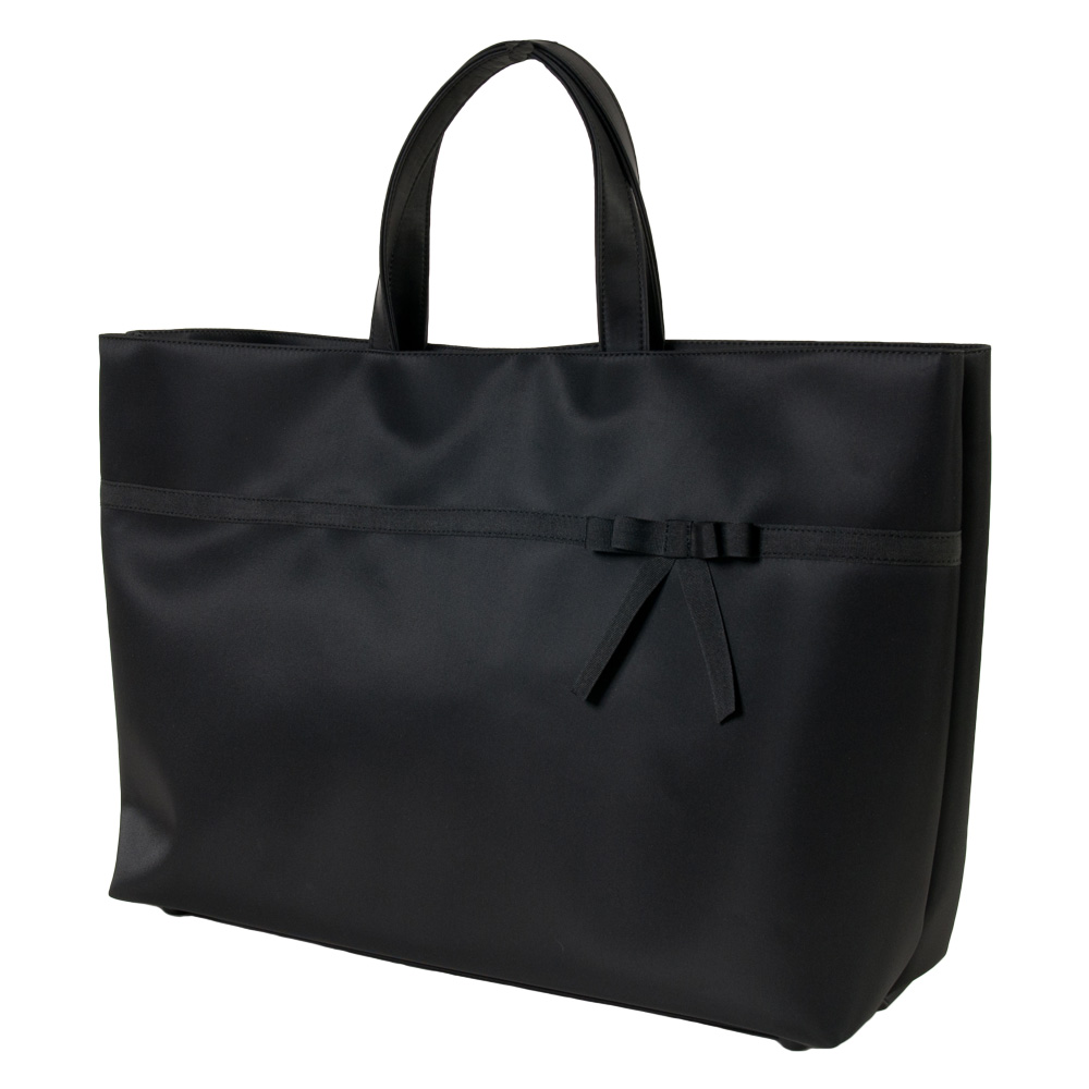 B4サイズ対応 日本製 完全自立型 お受験バッグ ナイロンサテンビッグ