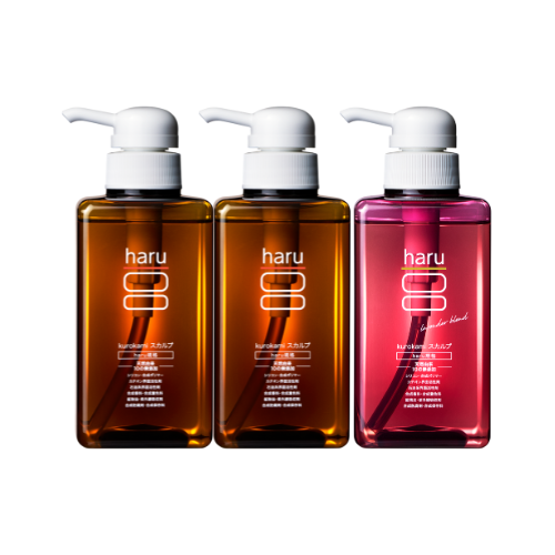 haru（ハル） シャンプー haru kurokami スカルプ 選べる 3本 セット