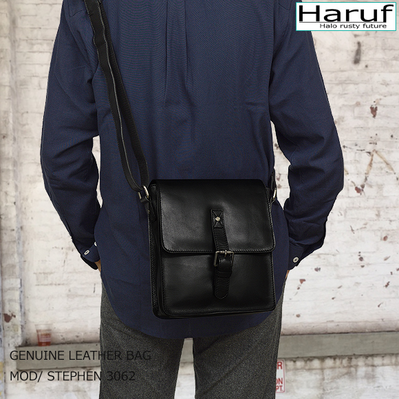 Haruf（ハルフ） ショルダーバッグ メンズ 本革 斜めかけバッグ
