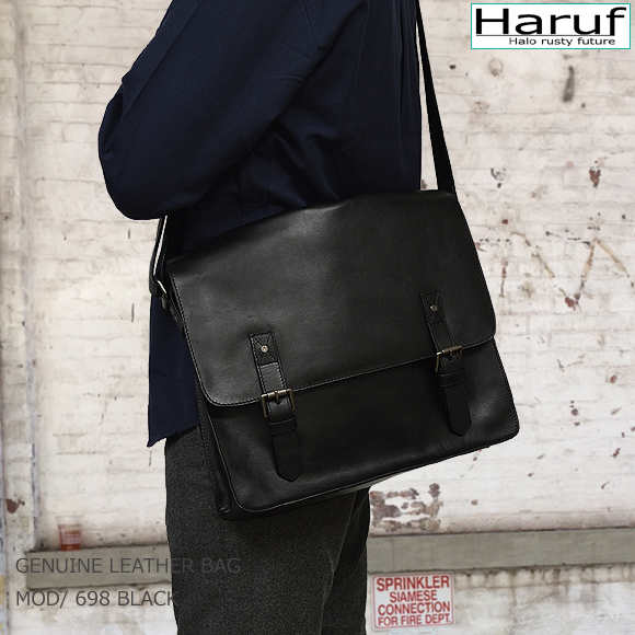 Haruf（ハルフ） レザーショルダーバッグ メンズ 本革 鞄 ショルダー