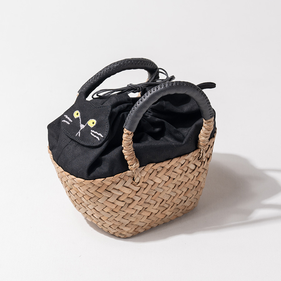 HAYNI（ヘイニ） 爆買 AIM医学研究支援PJ実施中｜ ねこ モチーフ かご