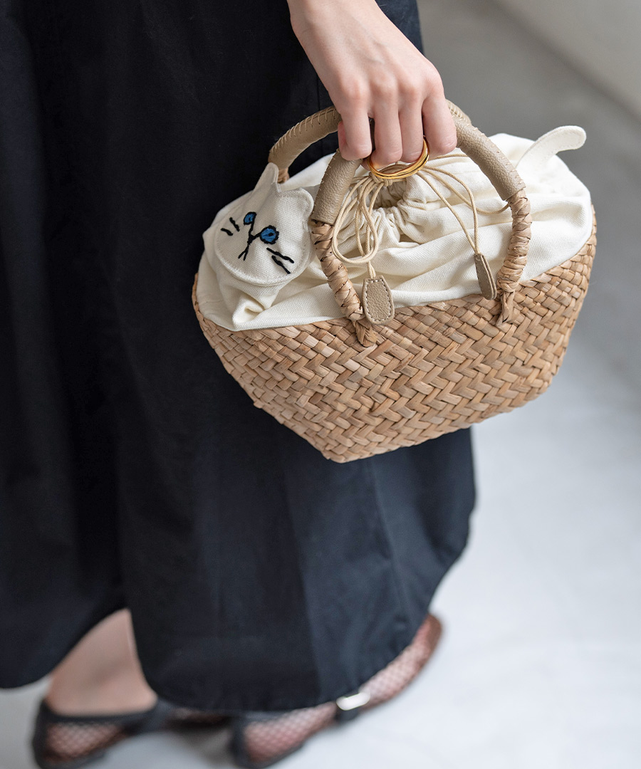 HAYNI（ヘイニ） 爆買 AIM医学研究支援PJ実施中｜ ねこ モチーフ かご