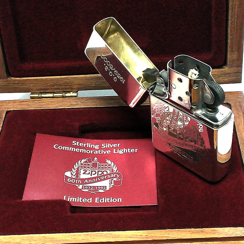 ZIPPO（ジッポー） 限定 ライター 純銀 スターリングシルバー G.G.B 60