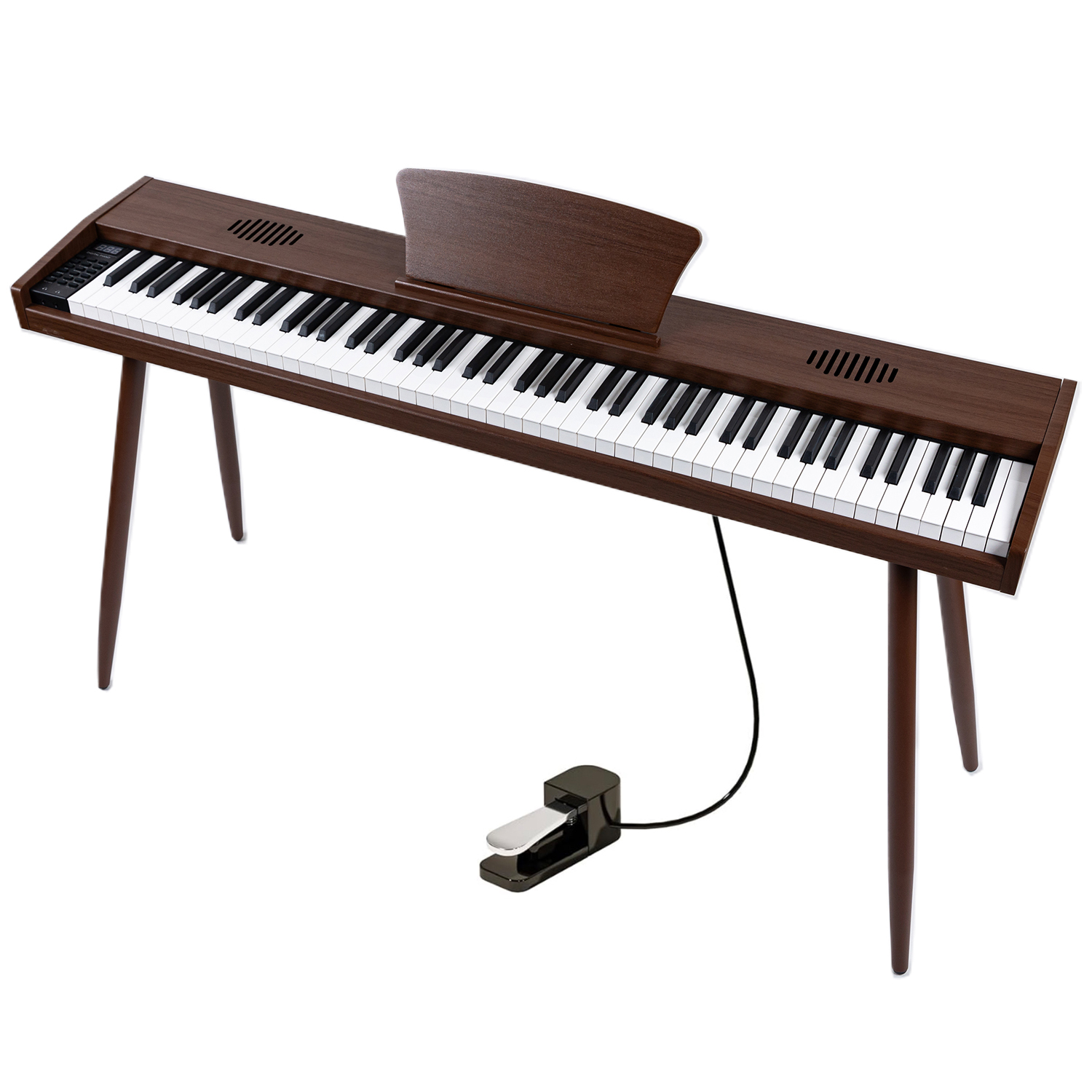 スタンド付き】電子ピアノ 88鍵盤 木製 給電タイプ dream音源 MIDI対応