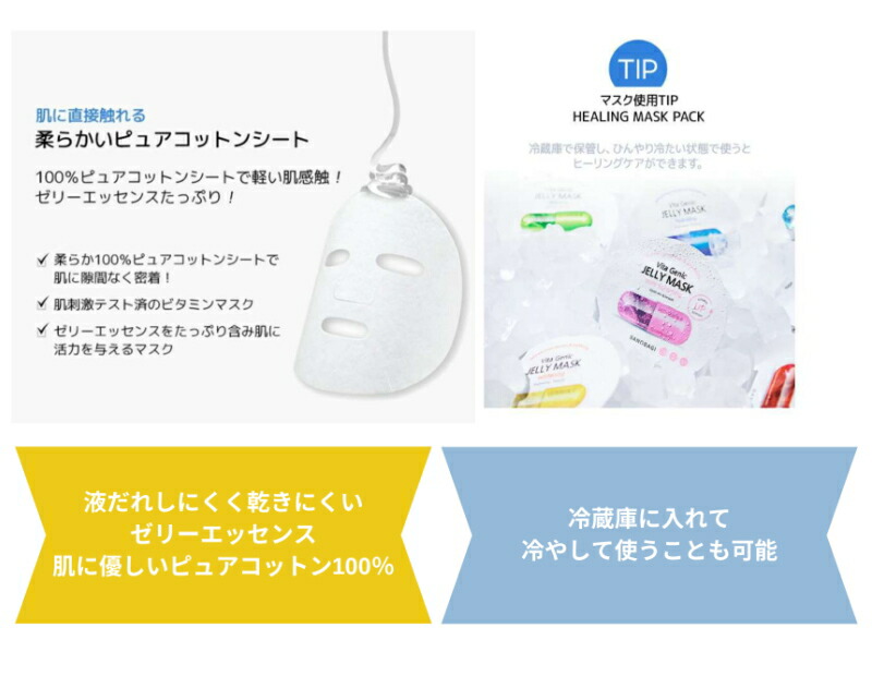 10枚セット】 K-LABO ケイラボ BANOBAGI Vita Genic JELLY MASK 30ml