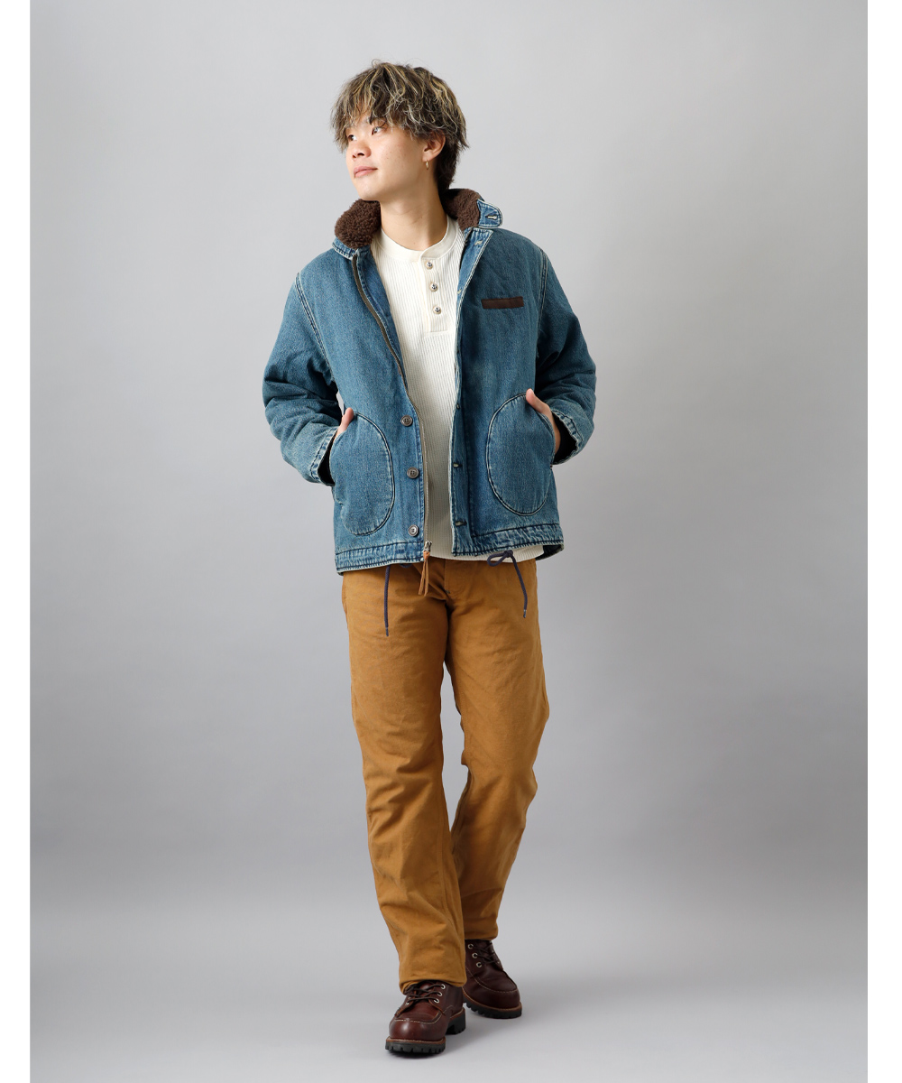 N-1 デニムジャケット フレンチデッキジャケット メンズ アウター