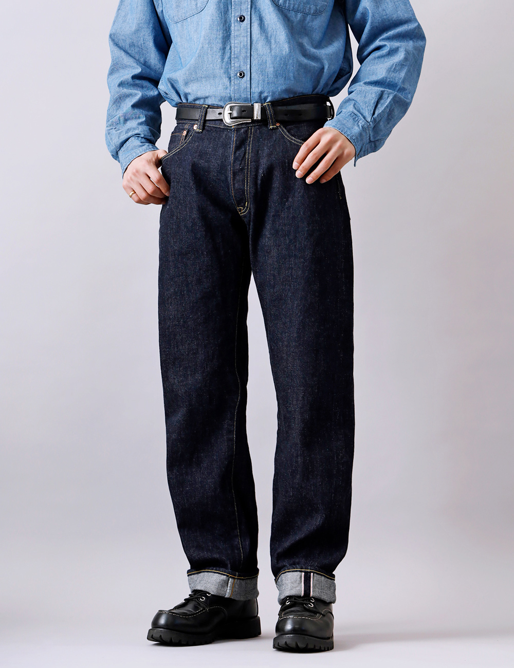デニムパンツ メンズ セルビッチデニム デニム パンツ ジーンズ