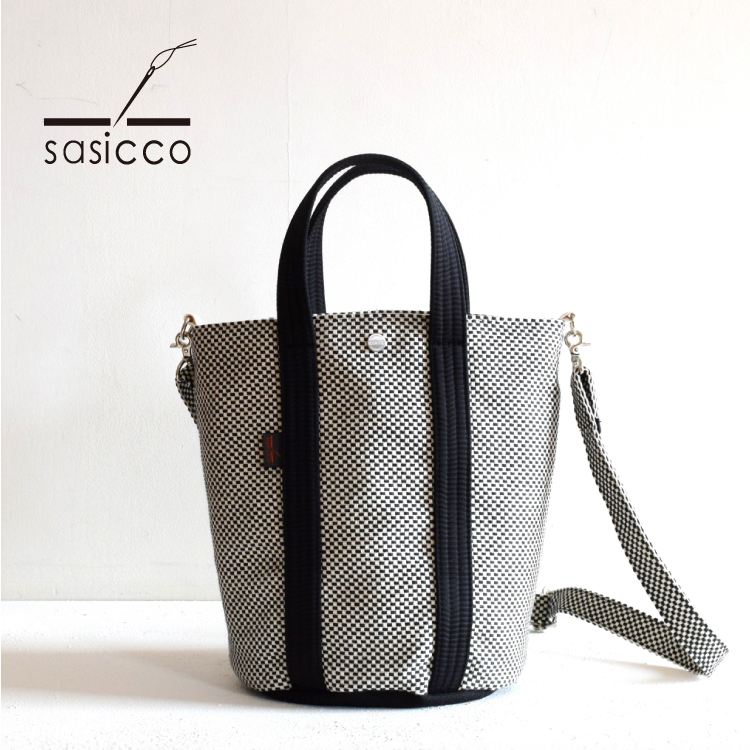 ショルダーバッグ | sasicco 2WAY バケツトート 全2色 斜め掛け 手提げ