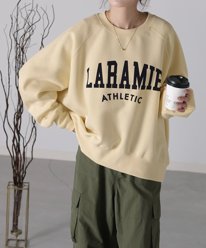 HUG.U（ハグユー） トップス ロゴ スウェット レディース トレーナー