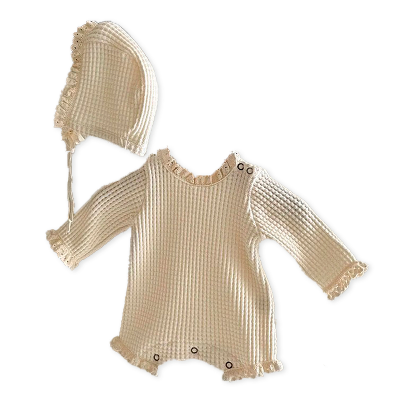 ベビー服 ロンパース ボンネット セット カバーオール 赤ちゃん 服