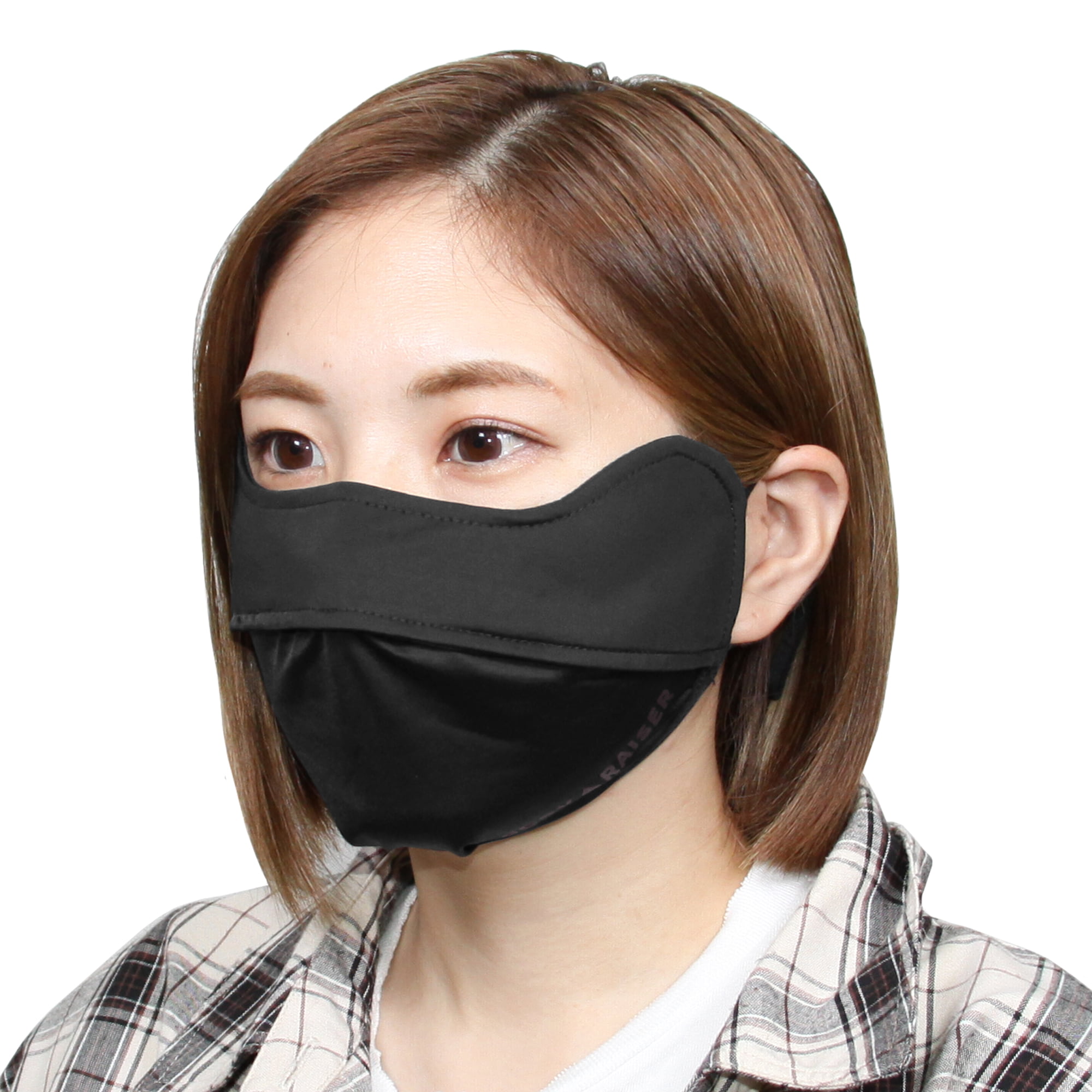 BODY RAISER 冷感 マスク 鼻穴付き 呼吸穴 uv 接触冷感 マスク 洗える