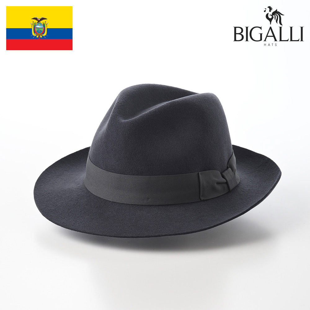 BIGALLI（ビガリ） 中折れハット フェルトハット メンズ レディース