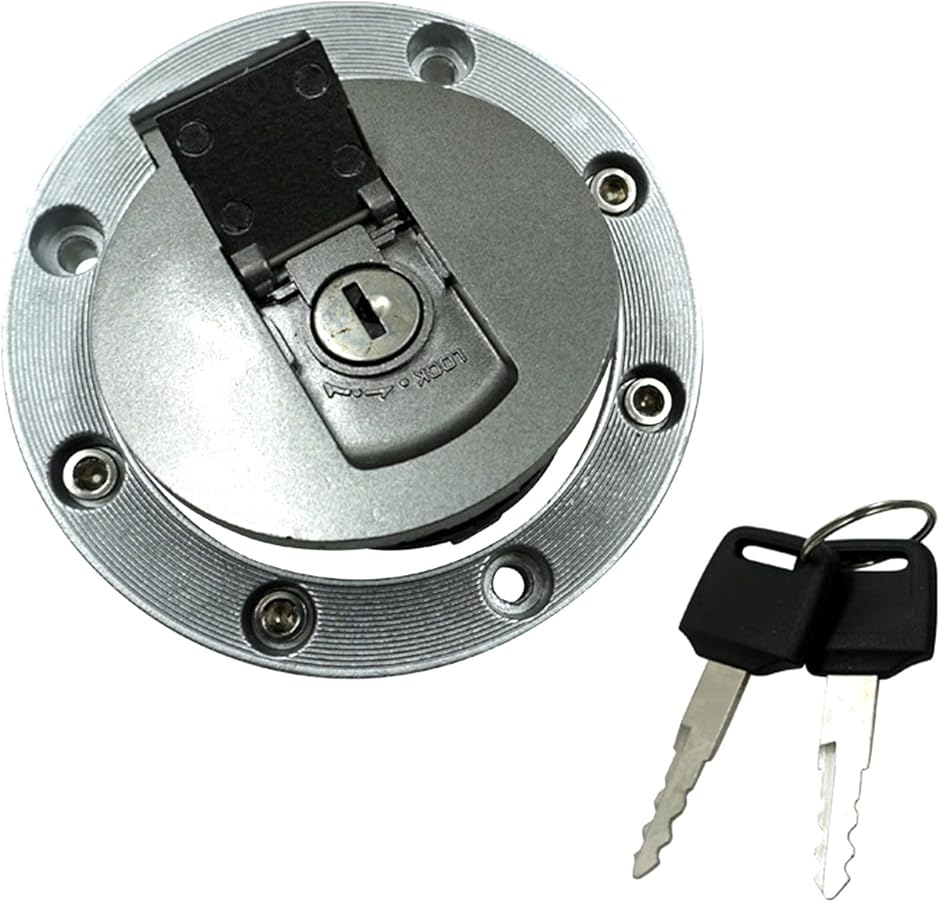 互換品】 社外 燃料 ガソリン タンク キャップ 蓋 汎用 補修 キー 鍵 2