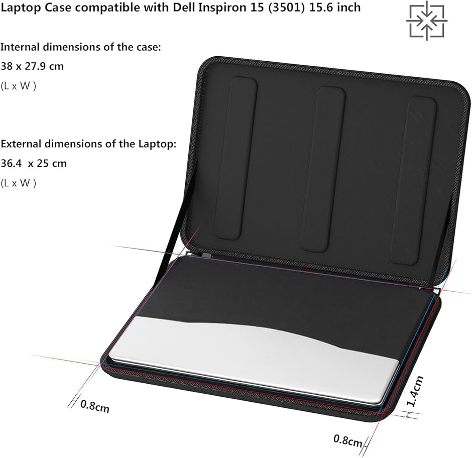Dell Inspiron 15PCケース 15.6インチハードジェルパソコンケース For