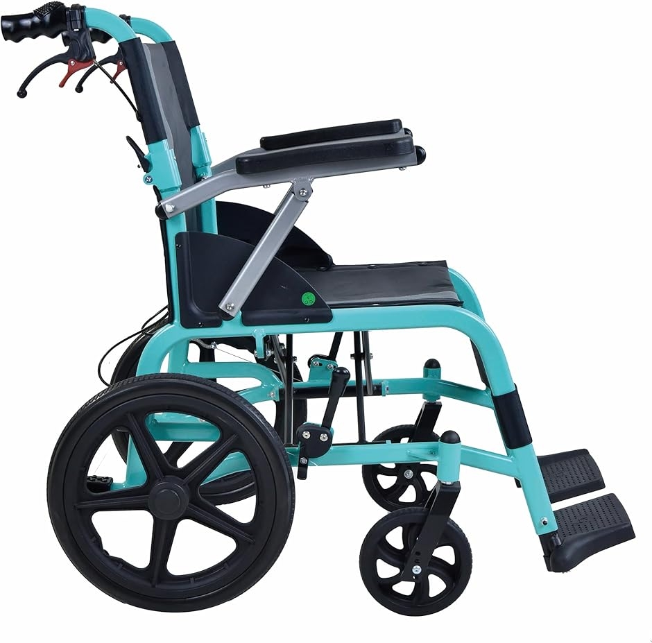 車椅子 介助型 アルミ製 折りたたみ 車イス 手押し 介助式車椅子 軽量