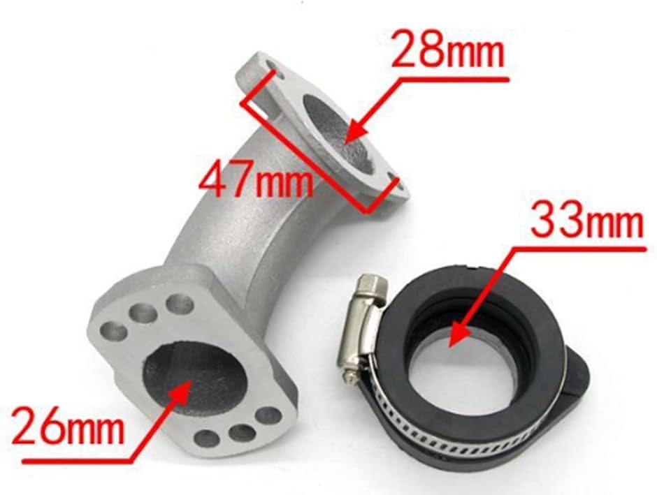 マニホールド 可変 インシュレーター セット インマニ キャブレター