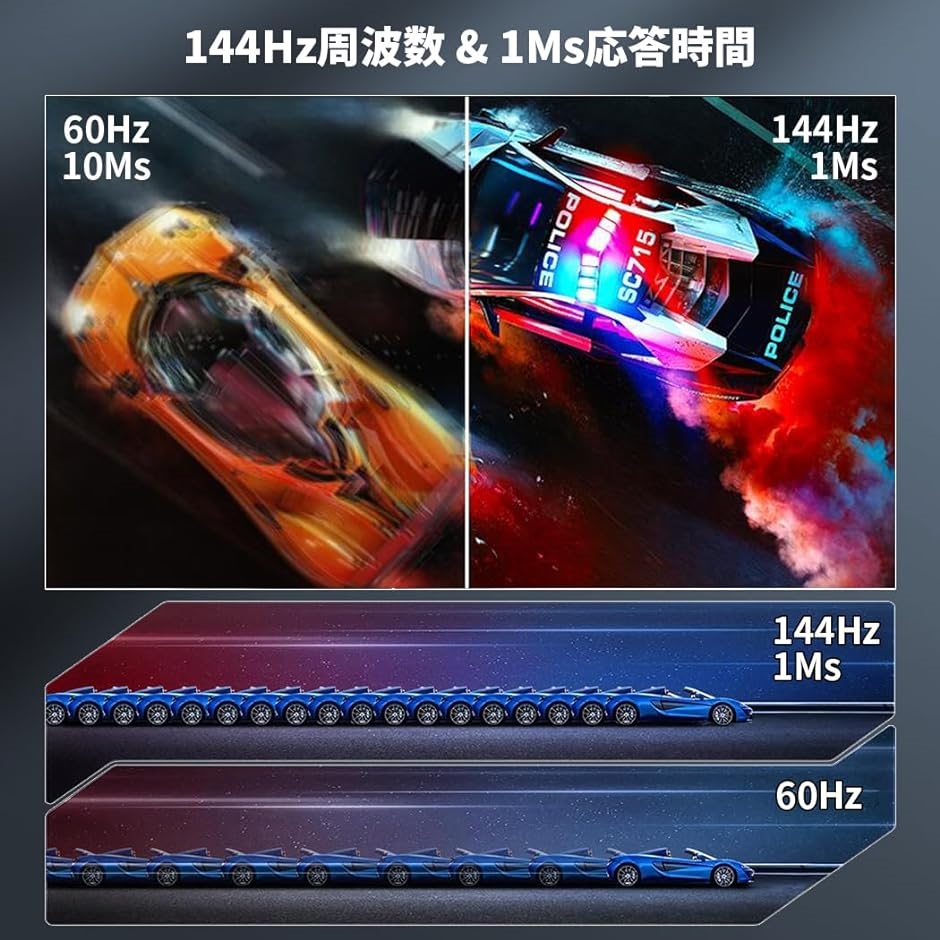 モバイルモニター 16 インチタッチ2K 144hz ゲーミング用 ポータブル