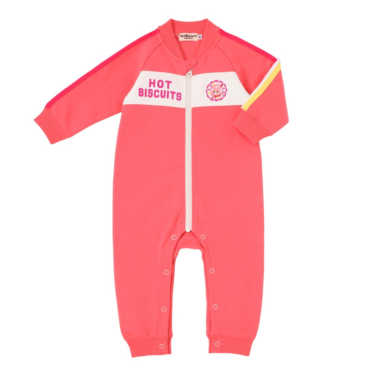 HOT BISCUITS ミキハウス ジャージのカバーオール（男の子・女の子