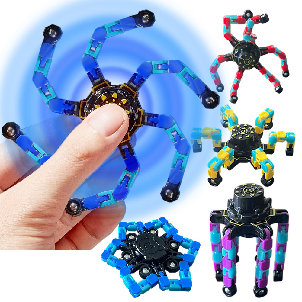 ハンドスピナー 変形可能 指先ジャイロスコープ トランスフォーマー