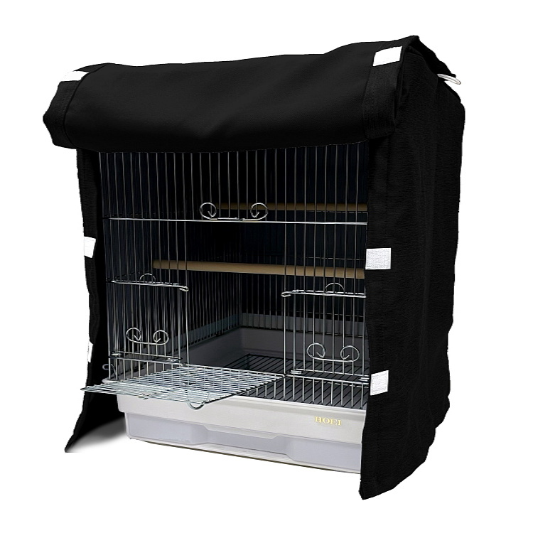 鳥かご ケージカバー 1級遮光 Lサイズ 48×45×56 全4色 フルダル 無地