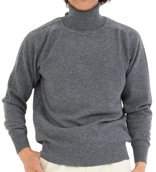 送料無料】【カシミヤ100％試験鑑定証明済】メンズ タートルネック