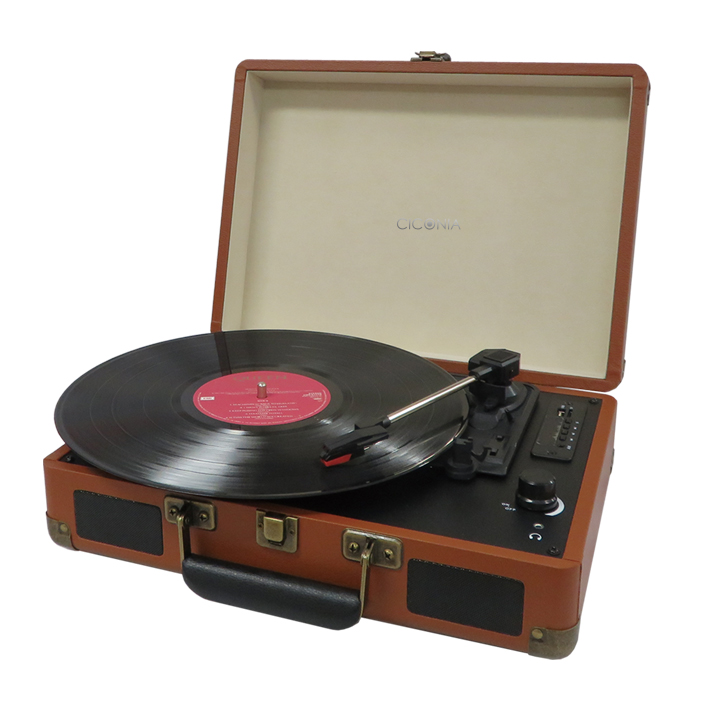 CICONIA（チコニア） レコードプレーヤー レトロ bluetooth USB 録音
