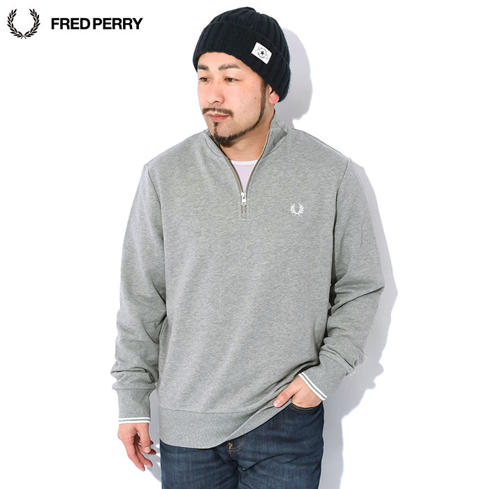 FRED PERRY（フレッドペリー） トレーナー メンズ ハーフ ジップ