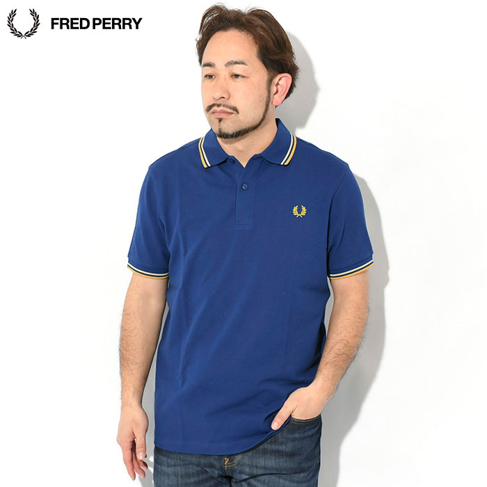 FRED PERRY（フレッドペリー） ポロシャツ 半袖 メンズ ツイン