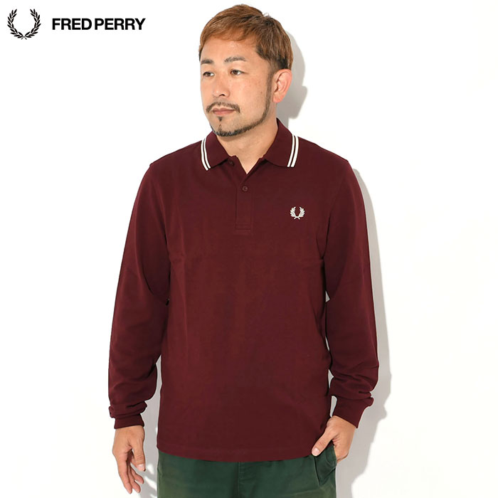FRED PERRY（フレッドペリー） ポロシャツ 長袖 メンズ M3636 ツイン