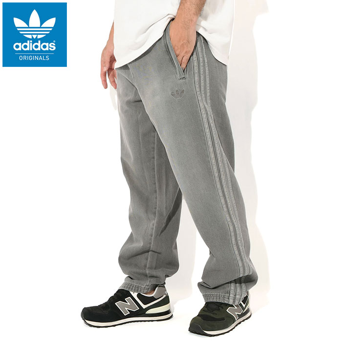 adidas Originals アディダス パンツ メンズ グレー デニム トラック