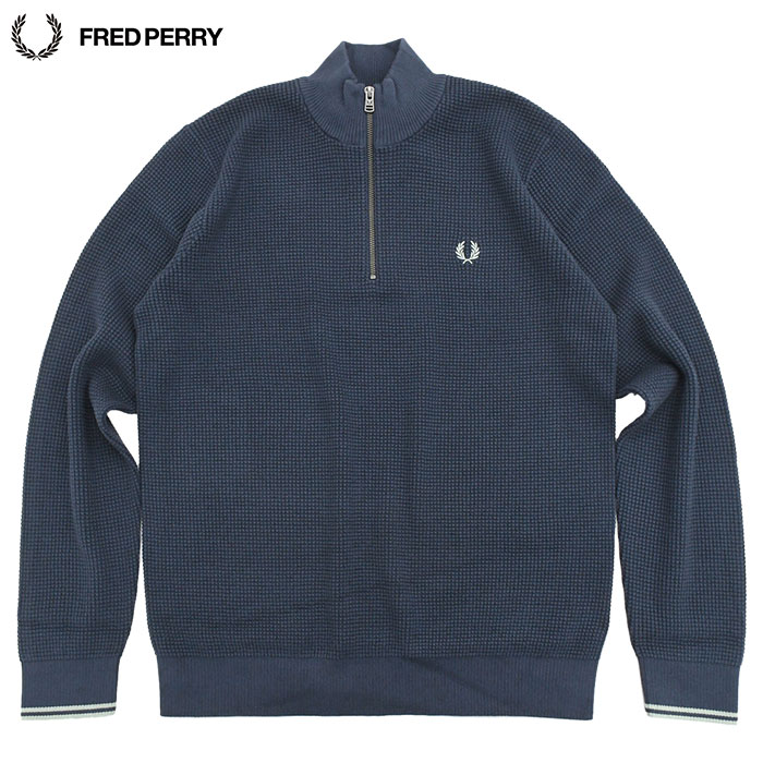 FRED PERRY（フレッドペリー） セーター メンズ ワッフル ステッチ