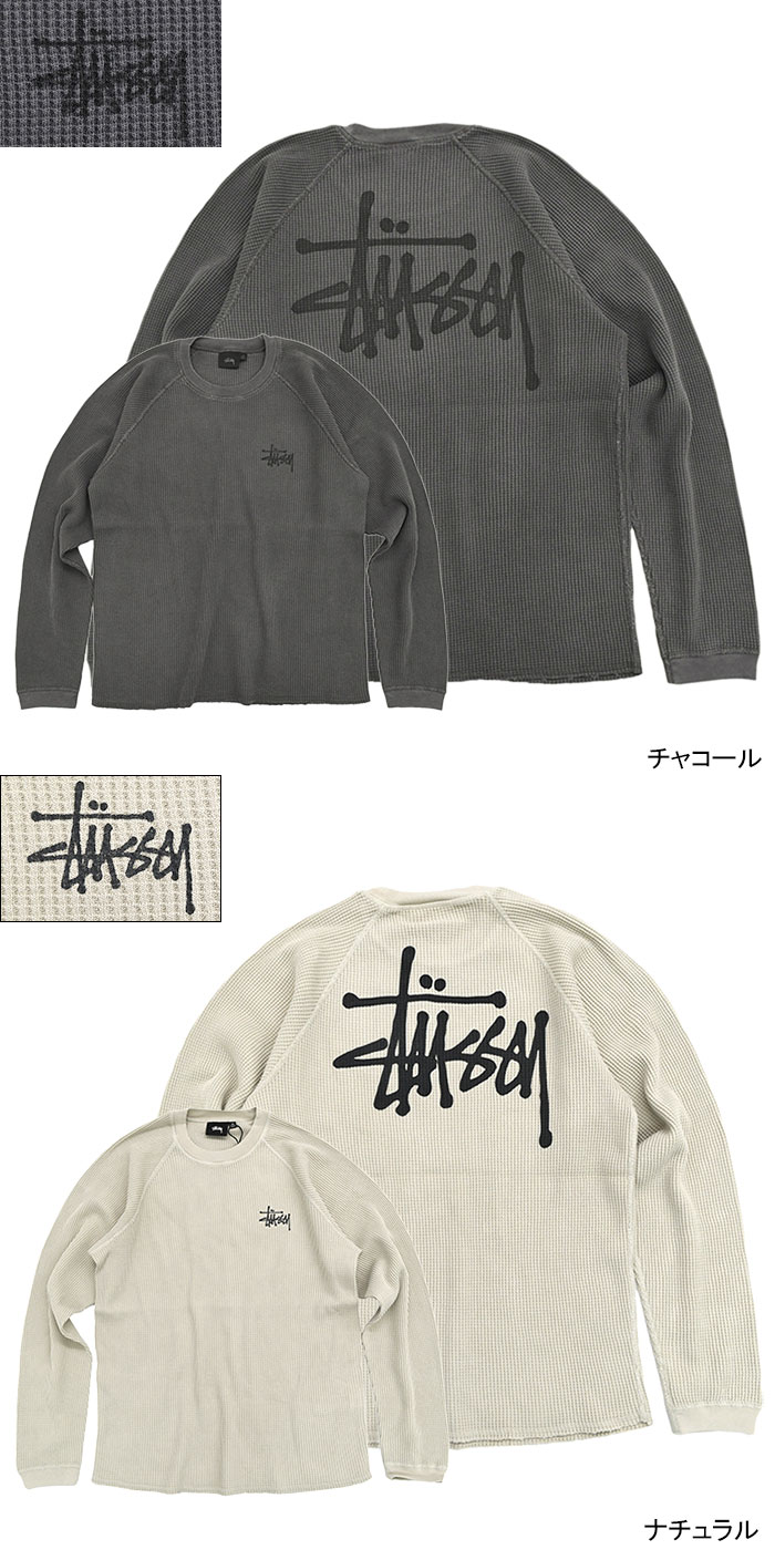 STUSSY（ステューシー） ラグラン 長袖 メンズ Basic Stock Thermal