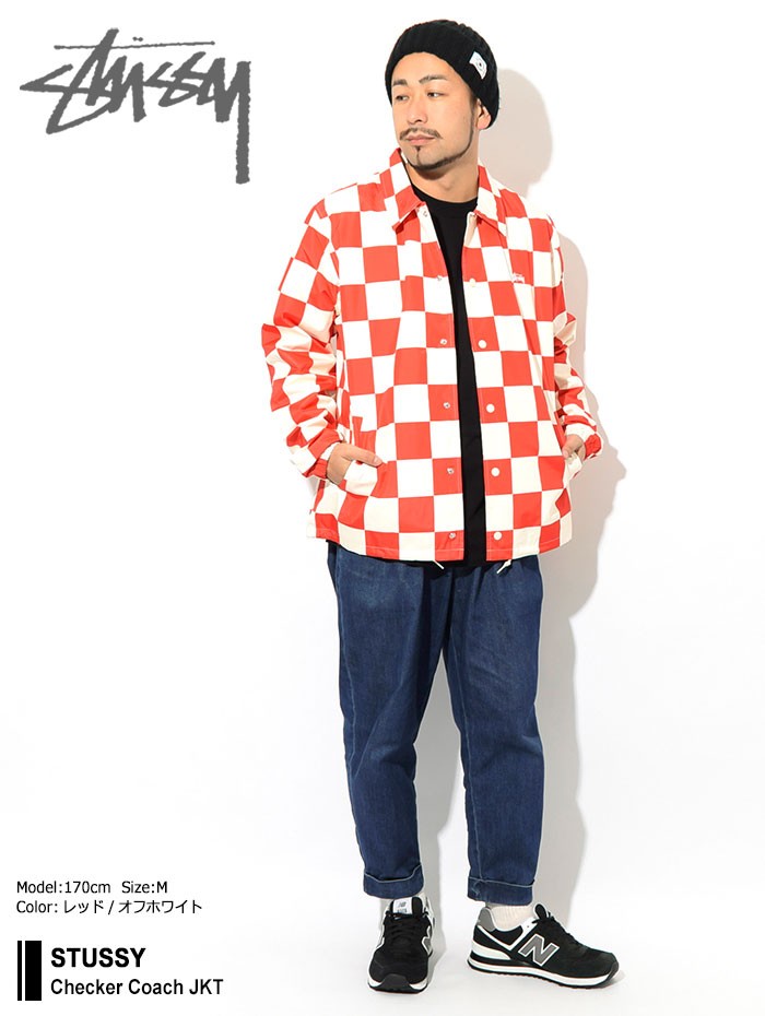 STUSSY（ステューシー） ジャケット メンズ Checker Coach(stussy JKT