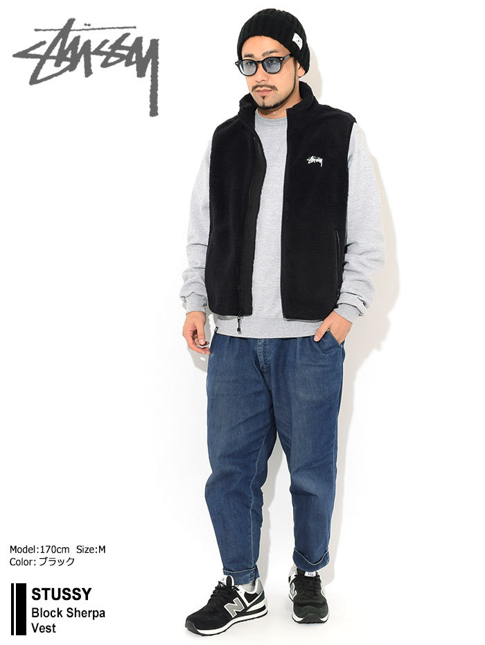 STUSSY（ステューシー） ジャケット メンズ Block Sherpa ( stussy