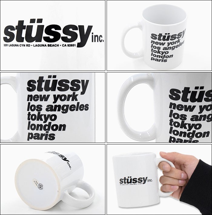 STUSSY（ステューシー） マグカップ STUSSY City Stack ( stussy mug