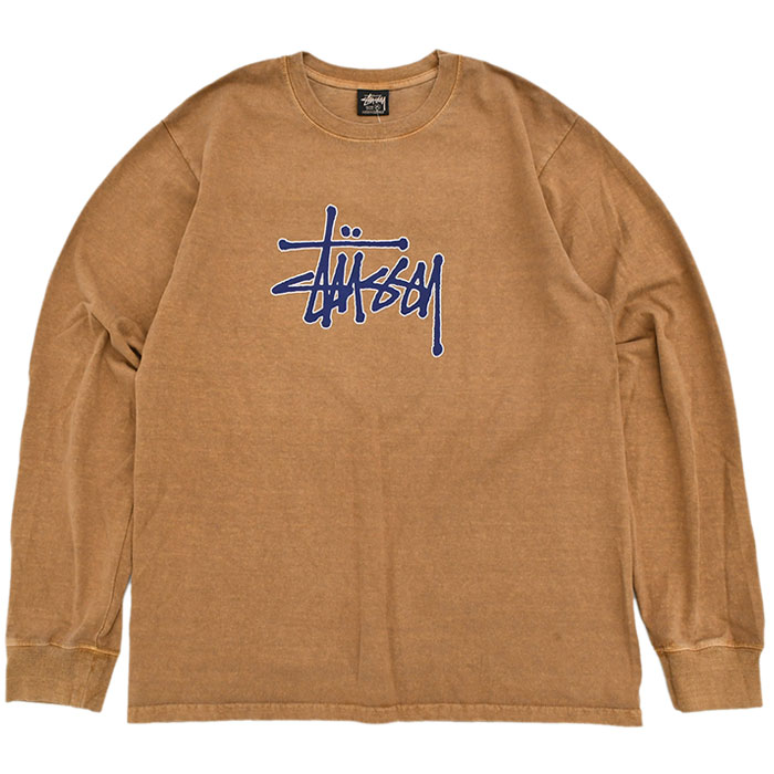 STUSSY（ステューシー） ロンT Tシャツ 長袖 メンズ Outlined Pigment