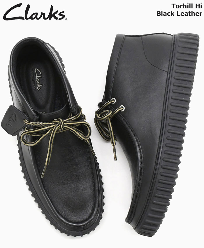 Clarks（クラークス） ブーツ メンズ 男性用 トーヒル ハイ Black