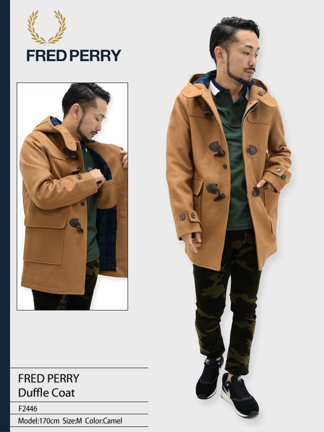 FRED PERRY（フレッドペリー） ジャケット メンズ ダッフル コート