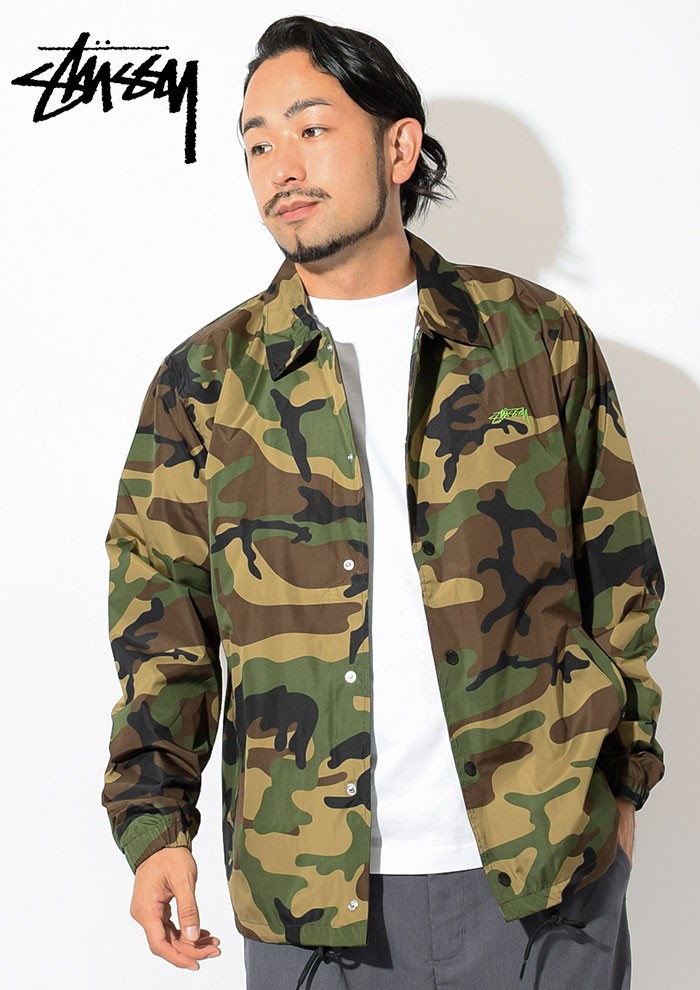 STUSSY（ステューシー） ジャケット メンズ Camo Cruize Coach(stussy