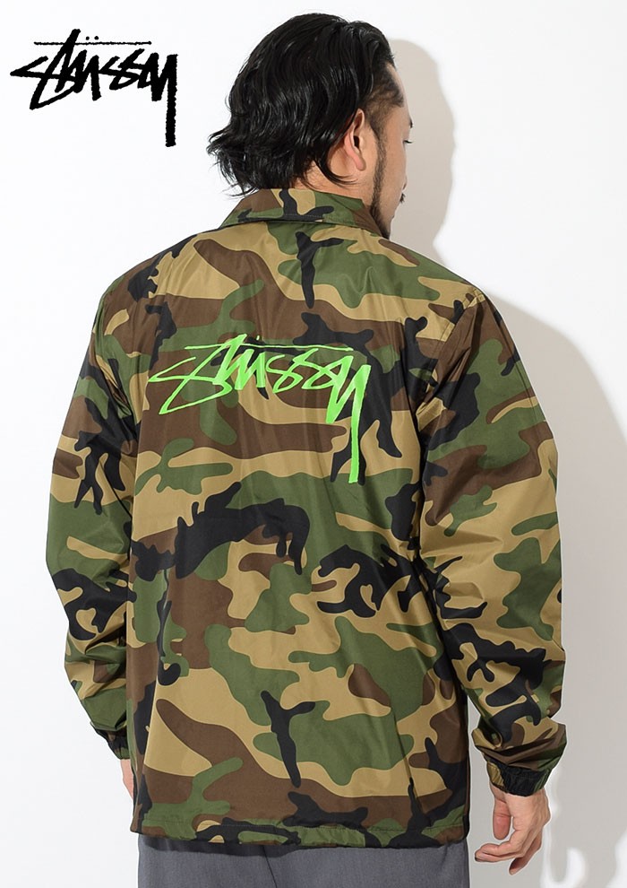 STUSSY（ステューシー） ジャケット メンズ Camo Cruize Coach(stussy