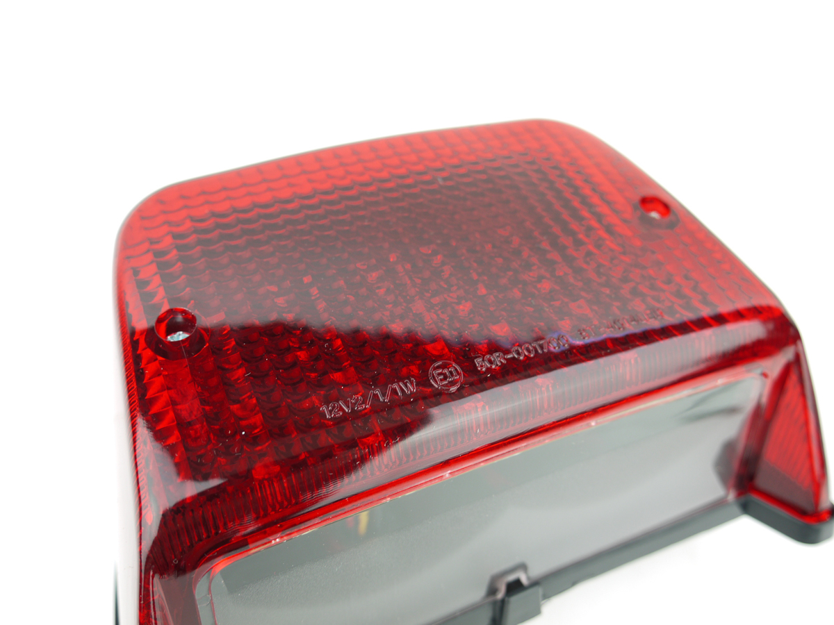 ゼファー400専用 LEDテールランプ レッドレンズ 89-95 Eマーク付きポン