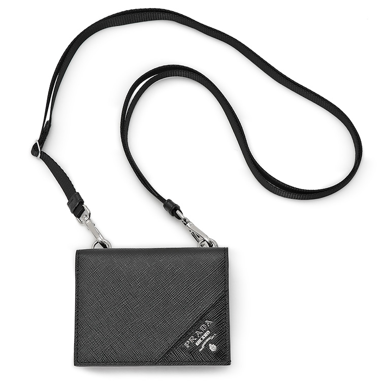 PRADA（プラダ） 財布 サフィアーノレザー カードケース ネック