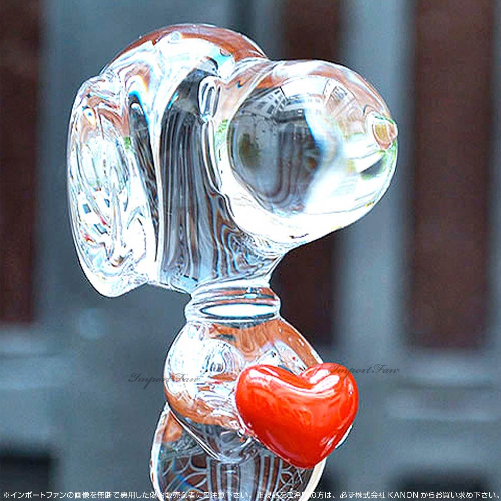 バカラ（Baccarat） クリスタル スヌーピー ハート 犬 2613001