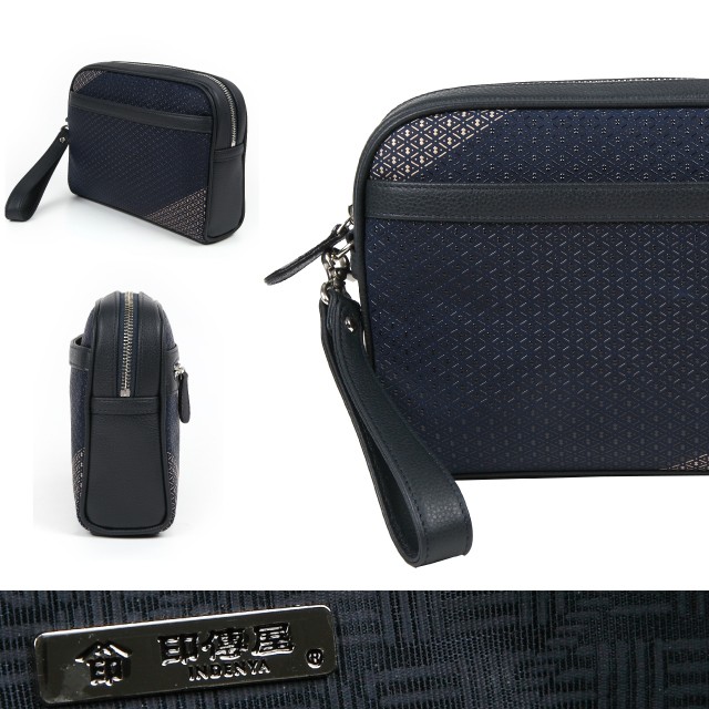 印傳屋（INDEN-YA） 卒業祝い セカンドバッグ 印伝 クラッチバッグ